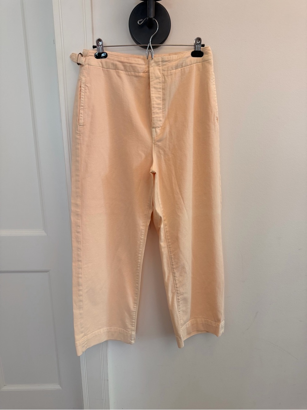 MOTHER Women's Light Peach Cotton Chinos
